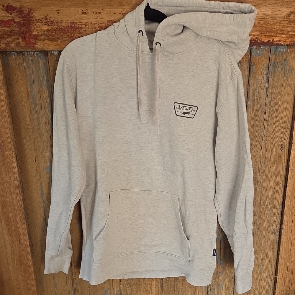 Vans Light Gray Hoodie size Small